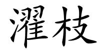 濯枝的解释