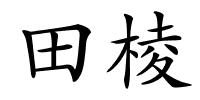 田棱的解释