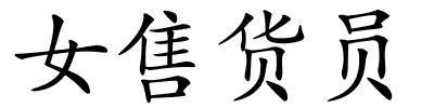 女售货员的解释