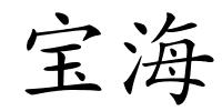 宝海的解释