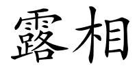 露相的解释
