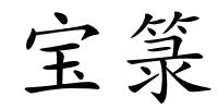 宝箓的解释