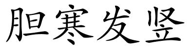 胆寒发竖的解释