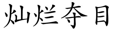 灿烂夺目的解释