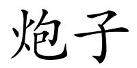 炮子的解释