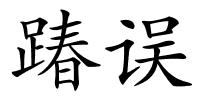 踳误的解释