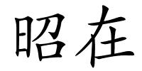 昭在的解释