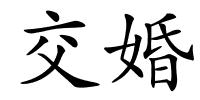 交婚的解释