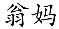 翁妈的解释