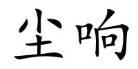 尘响的解释