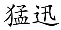 猛迅的解释