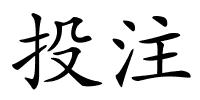 投注的解释