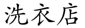 洗衣店的解释