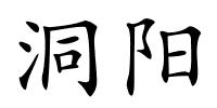 洞阳的解释