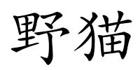 野猫的解释