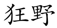 狂野的解释
