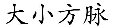 大小方脉的解释