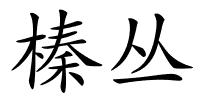 榛丛的解释
