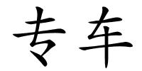 专车的解释