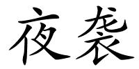 夜袭的解释