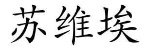 苏维埃的解释