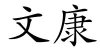 文康的解释