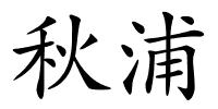 秋浦的解释