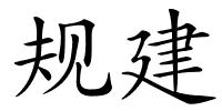 规建的解释