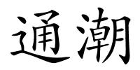 通潮的解释