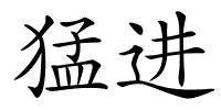 猛进的解释
