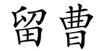 留曹的解释