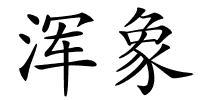浑象的解释