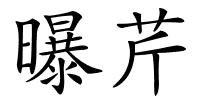 曝芹的解释