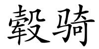 毂骑的解释