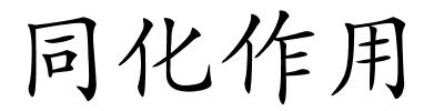 同化作用的解释