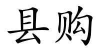 县购的解释