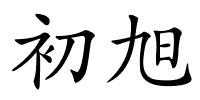 初旭的解释