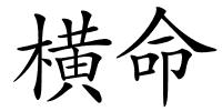 横命的解释