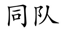 同队的解释