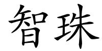 智珠的解释