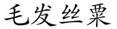 毛发丝粟的解释