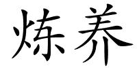 炼养的解释