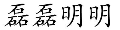 磊磊明明的解释