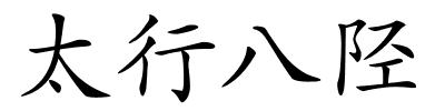 太行八陉的解释