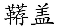 鞯盖的解释