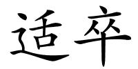 适卒的解释
