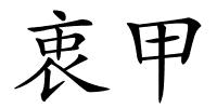 衷甲的解释