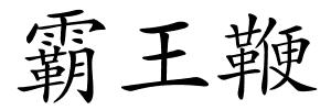 霸王鞭的解释