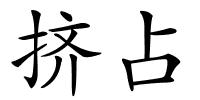 挤占的解释