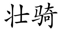 壮骑的解释